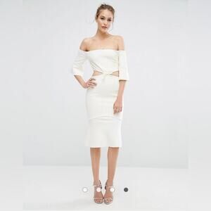 NWT BEC & BRIDGE Gardenia Off The Shoulder Dress